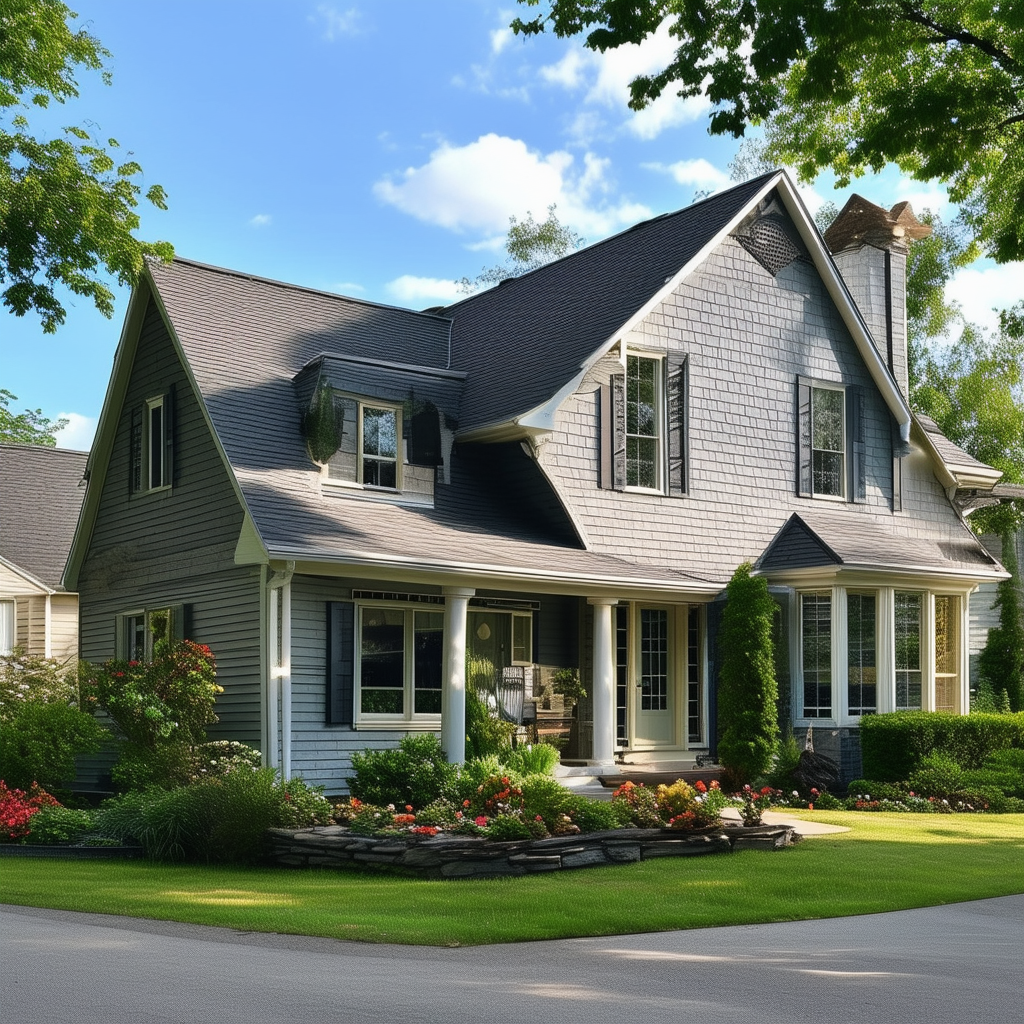 A beautiful house with durable and stylish siding 